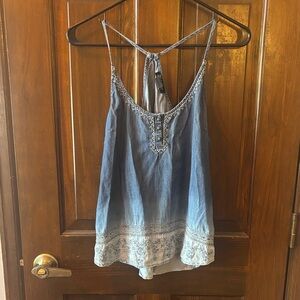 Lucky Brand Blue Denim Camisole